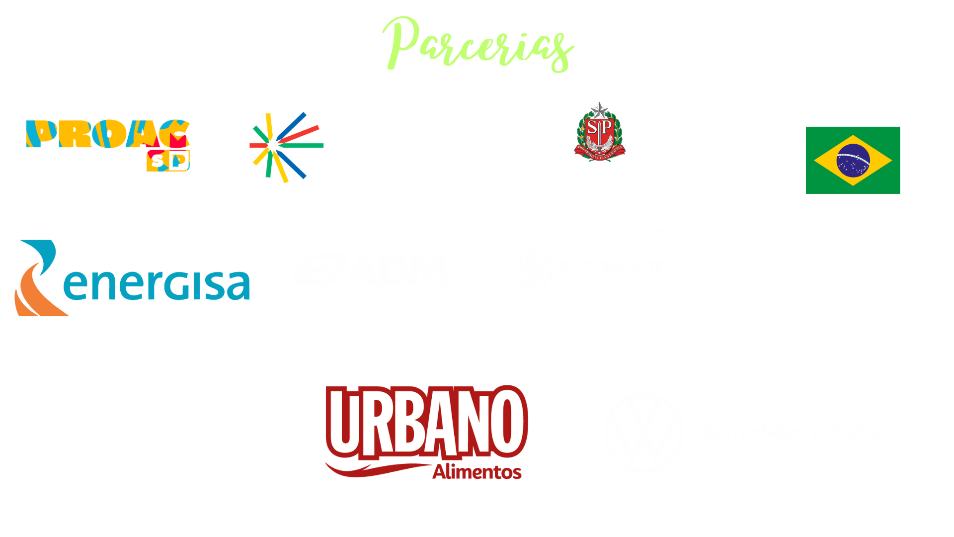 Imagem Central com a agenda cultural do Projeto Emcena Brasil